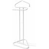 MOHOME Appendiabiti da Terra in Metallo Indossatore Servo Muto da Camera Bianco 43,5 x 36 x 110,5 cm Stand Vestiti Abiti Pantaloni Accessori Ingresso Camera Letto Spogliatoio Cabina Armadio
