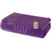 Lavea® 1 Telo Sauna XXL 80x220 cm in Spugna di Cotone Bio 100% Morbido e Assorbente, per Casa Hotel Spa - Ideale anche come Asciugamano Doccia - Viola