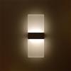 Eurekaled - Applique LED da parete Han 8W 400lm Luce calda 3000K - Lampada da muro per spazi interni, camera, corridoio, soggiorno - IP20
