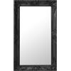 vidaXL Specchio da Parete Stile Barocco 50x80 cm Nero