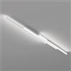 AWEITG Plafoniera a LED minimalista Lineare a semi-incasso Plafoniera a barra Linea moderna Apparecchio di illuminazione for corridoio Lampadari a striscia lunga for ufficio Cucina Officina Guardarob(