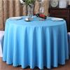 CIEEIN CIEHT Poliestere Tovaglia Rotonda Diametro 160cm-320cm Hotel Ristoranti Eventi Matrimonio Feste Copritavolo Resistente Cielo blu diametro 160 cm
