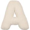 BLLMTEAR Cuscino a forma di lettera dell'alfabeto inglese, morbido peluche, decorativo, didattico, 38 cm x 30 cm, PP Cotton, throw pillow(A1)