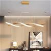 Lanekd LED Lampada a Sospensione Tavolo da Pranzo Lampada Moderna Dimmerabile Salotto Lampada Altezza Regolabile Camera da Letto Lampadari per Ufficio Cucina Sala da Pranzo Spirale Lampadario