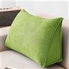 NENIUX - Cuscino a cuneo grande per lettura, cuscino per testiera triangolare, cuscino di supporto lombare/dorsale con copertura sfoderabile per letto diurno, divano, tatami, casa, 60 * 35 * 20 cm