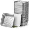 SGWEB professional Vaschette Alluminio con Coperchio [50 Pezzi] - Contenitori per Alimenti e Freezer, Teglie Usa e Getta per Forno e Microonde, Modello R1L da 910ml per 2 Porzioni
