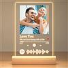 Bulaient Targa Spotify Personalizzata, Lampada Personalizzata con Foto, Quadro Personalizzato con Foto, Cornice con Foto Personalizzatas, Regali Personalizzati Donna, Regalo Anniversario per Lui e Lei