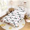 Morbuy Copripiumino Singolo 90x190 e 1 Federa 40x60, Set Copripiumino Singolo in Microfibra, Biancheria da Letto di Panda Stampa