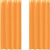 vidaXL Tende in Voile con Occhielli 2 pz Arancio 140x245 cm, Tenda a Rete, Tenda Trasparente, Voile per Finestra, Trattamento Finestra