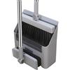 BYYLECL Scopa con paletta Combo Set, 3 in 1 Scopa pieghevole Scopa Spazzola per la Pulizia Set di Spazzole Manico Lungo Spazzola Spazzare Interno ed Esterno 124 cm