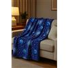 GX GARGIX Plaid Caldo in Pile, Coperta Morbida per Divano, Singolo, Matrimoniale, Microfibra Diverse Fantasie (Matrimoniale 160x200Cm, D3D-2)