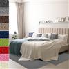 Floordirekt Dynasty - Set di 3 passatoie in Velluto per Letto Singolo, 67 cm, L: 1 x 250 cm + 2 x 140 cm, Grigio Argento