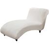 CHNSHOME Copri chaise longue elasticizzato senza braccioli per soggiorno copertura Fodera per Chaise Longue