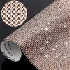 Outus 12.000 pezzi di strass sintetici brillanti, decorazione autoadesiva per auto, regali, creazioni fai da te, 24 cm x 20 cm (colore: oro rosa)
