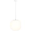 MAYTONI DECORATIVE LIGHTING Mininalista Lampada Pendente a Sospensione Esterno, Sfera, 1 luce, in Plastica, Bianco, cavo Bianco, Altezza Regolabile, per 1 x E27 30W non incl IP54