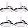 Tayire Faretto LED UFO 100W, 10000lm LED High Bay Light Hall Proiettore Officina Lampada Illuminazione magazzino, Lampada Interni Industriale per Stadio coperto 4 Pack