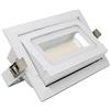 FactorLED Faretto LED 40W Orientabile Rettangolare 120º, DA Incasso, Illuminazione Interna, Ideale per Negozi, Dimmerabile, CCT, Bianco Freddo [Classe di efficienza A+]