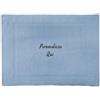 Cieffepi Home Collections NEW BASIC Tappeto bagno scendidoccia personalizzabile in spugna di puro cotone (Celeste)