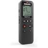Philips Registratore audio VoiceTracer DVT1160 - Mono ADPCM/PCM, Attivazione vocale, 8 GB, Registrazione One Touch, USB Plug & Play, Nero