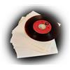 MC DAISON Bustine in Carta 80gr/m bianco crema forate per Dischi Vinile 7 45 Giri RPM Singoli Diametro 18 cm (100)