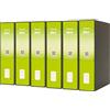 Esselte DOX 2 - 6 Registratori con custodia A4 e meccanismo a leva, Raccoglitori con leva formato Protocollo (23x33cm) con Dorso da 8 cm, Greenery, 85 x 352 x 288 mm, Conf.da 6 pezzi, D26226