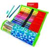 STABILO Pennarello Premium Pen 68 - Rollerset con 25 Colori assortiti - Fan Edition