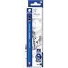 Staedtler Mars Lumograph Matita in Grafite da Disegno Scatola da 12 Pezzi, Blu, 6B