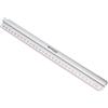 Acme United Westcott E-10114 00 Righello in alluminio con barra per impugnatura, 30 cm, argento