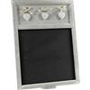 Gicos Lavagna lavagnetta cancellabile colore grigio decoro cuori 30 * 1,2 * 40CM schabby chic ILC-713194
