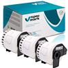 specmark 3 rotoli di etichette singole compatibili con Brother DK-22205 etichette 62 mm x 30,48 m per tutte le stampanti di etichette QL QL-570 QL-700 QL-800