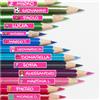 Colorfamily Etichette adesive personalizzate con nome per matite, penne, libri quaderni, scuola, asilo, elementari. Set da 100 pezzi, dimensioni 4,6 x 0,8 cm