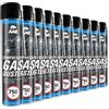 AABCOOLING 10 x AAB Aria Compressa Spray 750ml - Kit Pulizia PC, Tastiera, Stampanti, Televisioni, Fotocamere e Altri, Bombole Aria Compressa, Spray con Tubo di Estensione, Rimozione di Polvere, Tubo