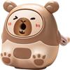 zwxqe Temperamatite Per Bambini, Temperamatite Manuali Cartoon, Taglierina a Manovella con Design Cartone Animato a Forma di Capibara per Arte del Disegno Individuale con Pastelli