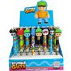 Tinta Unita Penna Cancellabile Con Topper Stumble Guys Assortita Inchiostro Blu Art 62226 6 Personaggi Random