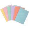 colorosa Super-Maxi quaderno colorato A4 | 28 fogli, 80g, Carta certificata FSC | 6 colori pastello assortiti (pacco 8 pezzi) (Righe con margini 3^ elementare)