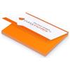 easynotes Carta autoadesiva elettrostatica, arancione, 100 x 70 mm, 100 fogli, aderisce a tutte le superfici senza magneti, spille o colla, grandi note statiche
