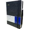 PRESTIGE & DELUXE Agenda Seven Cartomania Shine It Up a Nera Glitter blocco fisso 2026 21x15 cm Giornaliera 12 mesi con penna Touch - chiusura con elastico + penna a scatto e segnalibro