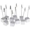 NUOLUX Memo Clip titolare Stand con il catenaccio di alligatore per immagini carta carta Nota Clip 10Pcs (argento)