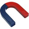 Forspero Magnete A Ferro Di Cavallo A Forma Di U Palo Dipinto Di Blu Rosso Esperimento Di Fisica Insegnamento 60Mm