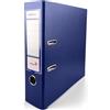 Netuno 1 raccoglitore A4 blu scuro 2 anelli dorso 8 cm raccoglitore documenti ufficio cartone Rivestito in Polipropilene con Meccanismo a Leva organizer faldone documenti classificatore