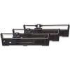 vhbw 3x nastro inchiostrato compatibile con Epson LQ890, LQ590, FX-590, FX590, FX-890, LQ-590, FX890 stampante ad aghi - nero