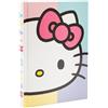 PRESTIGE & DELUXE Agenda compatibile con diario scuola Hello Kitty Classic 2026-2027 F.to Standard 20x15 cm + matita, portachiave pailettes e etichette adesiva