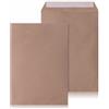 LOGIC PACK 50 Buste per lettere commerciali DIN C4 (229 x 324 mm) Marroni Autoadesive senza finestra - Carta Kraft