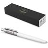 PARKER Jotter Originals Riciclato con incisione, penna premium | confezione regalo | mina blu o nera | regalo personalizzato | nome, compleanno (bianco)