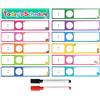 Generic Programma giornaliero per bambini, tabella degli orari per bambini,Grafico di routine per andare a letto al mattino | 12 schede di comunicazione comportamentali per la scuola di casa, migliorano il co