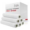 Perla Italia Perla, 6 Rotoli Film Estensibile Imballaggio, Pellicola Trasparente per Imballaggio, Bobina 2,4 Kg, Altezza 50 Cm Spessore 23my, Rotolo Pellicola Multiuso Extra Resistente per Spedizioni e Trasloco