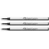 FABER-CASTELL - Set di 3 mine di ricarica Basic Liquid Ink blu