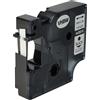vhbw Cassetta nastro sostituisce Dymo D1, 43610 per etichettatrice 7m x 6 mm nero su trasparente