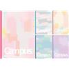 KOKUYO Composition Notebooks, 5 Pack Campus Semi-B5 Comp Book with Dot A 7mm Ruled, 30 Sheets, School Lined Notebook Acrylic Palette, Journal Notebook for Women Work Study Note Taking (NO-3CATN-L38X5)