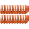 Netuno 20 raccoglitori A4 arancione a 2 anelli A4 dorso 8 cm faldone portadocumenti per ufficio scuola archivio